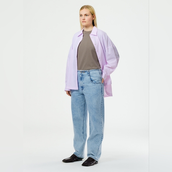 Tibi Size 32 Acid Iceberg Denim Newman Jean - Picture 5 of 16